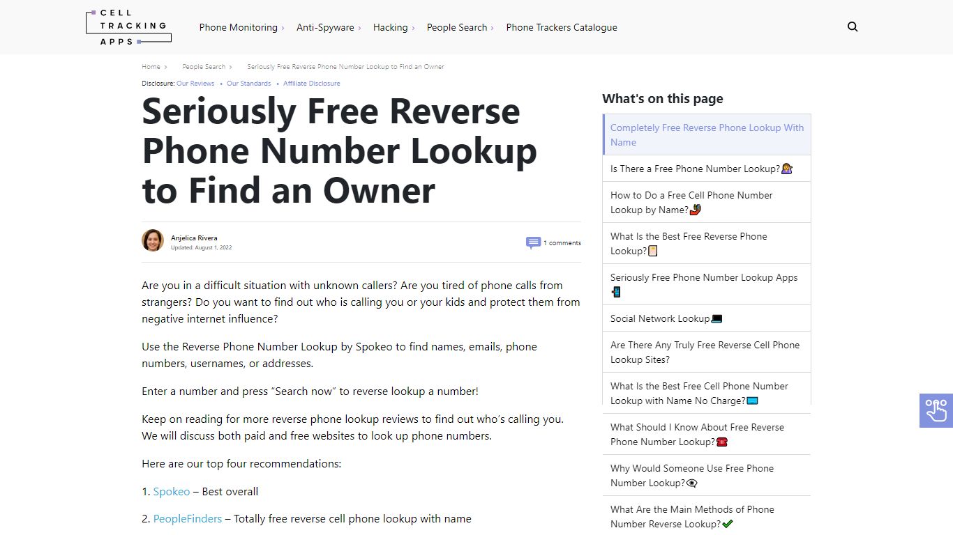 Seriously Free Reverse Phone Number Lookup to Find an Owner